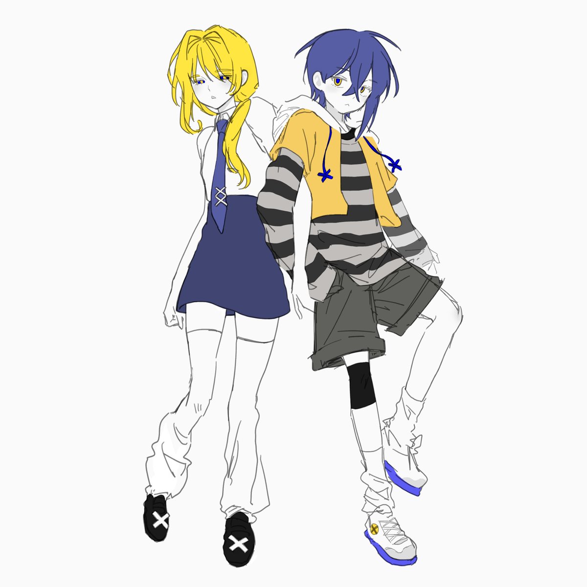 R0ck_GO_'s tweet photo. #UTAU_RELEASE #UTAU音源配布
#r0ckutau #kyuutau

저희 집 노랑이와 파랑이 단독음남매, 큐우와 록쿠를 배포합니다! 부족한 부분들은 앞으로도 열심히 업데이트될 예정입니다 (u.u
잘 부탁드립니다! ๑ᴖ◡ᴖ๑

R0cku DL: https://t.co/WL26Oz003b
kyuu DL: https://t.co/PoUsrMA2tn https://t.co/WOdvd2ZIQf