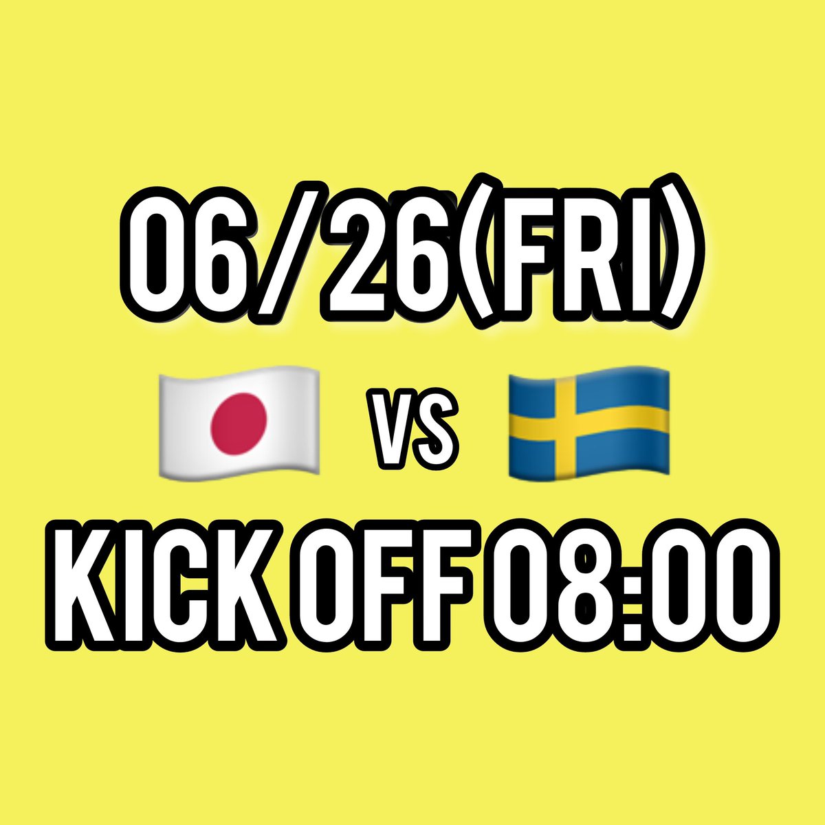 bar_sdr's tweet photo. 06/25(木)OPEN 21:00
第3戦スウェーデンは翌朝08:00です🇸🇪
ここでおさらい
1位通過
06/30(火)10:00 vsモロッコ🇲🇦
2位通過
06/30(火)02:00 vsブラジル🇧🇷
3位通過
未定
ということで本日はスウェーデン戦終了までずっと開けてます
本日もよろしくお願いします！
#barsdr https://t.co/7BY3bPrHlw