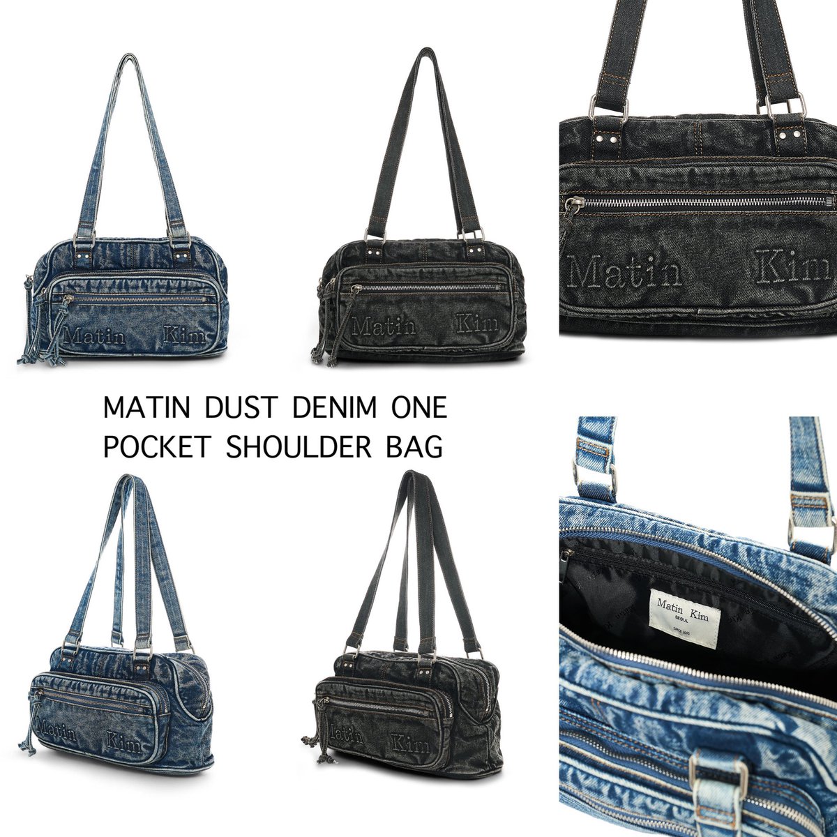 WINKSTORE93's tweet photo. 📢 รับพรี MATIN KIM 
MATIN DUST DENIM ONE POCKET SHOULDER BAG
Size : 31.5*17.5*12.5 cm , สายยาว 31.5 cm
⭐️ SALE 30% ⭐️
✈️ ส่งแอร์ 3,050฿ ส่งฟรี
🚢 ส่งเรือ 2,900฿ ส่งฟรี
📌 จะปิดรับราคานี้เมื่อทางเว็บปรับราคานะคะ https://t.co/Y6P2LDZber