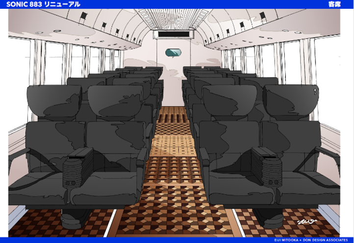 JRkyushuNews's tweet photo. ＼“ず～っと乗りたくなる列車”へアップデート！／「鉄道アップデート計画」第1弾を発表しました🚄

特急「青いソニック」の客室リニューアルや、新型車両の導入など、もっと快適な鉄道へ✨

🪑青いソニック客室を一新 🚃YC1系・新形式車両を追加 🚻トイレ・空調も順次リニューアル

これからの九州の旅が、ますます楽しみに🌟続報もお楽しみに😊
https://t.co/4NIEnSWnfs