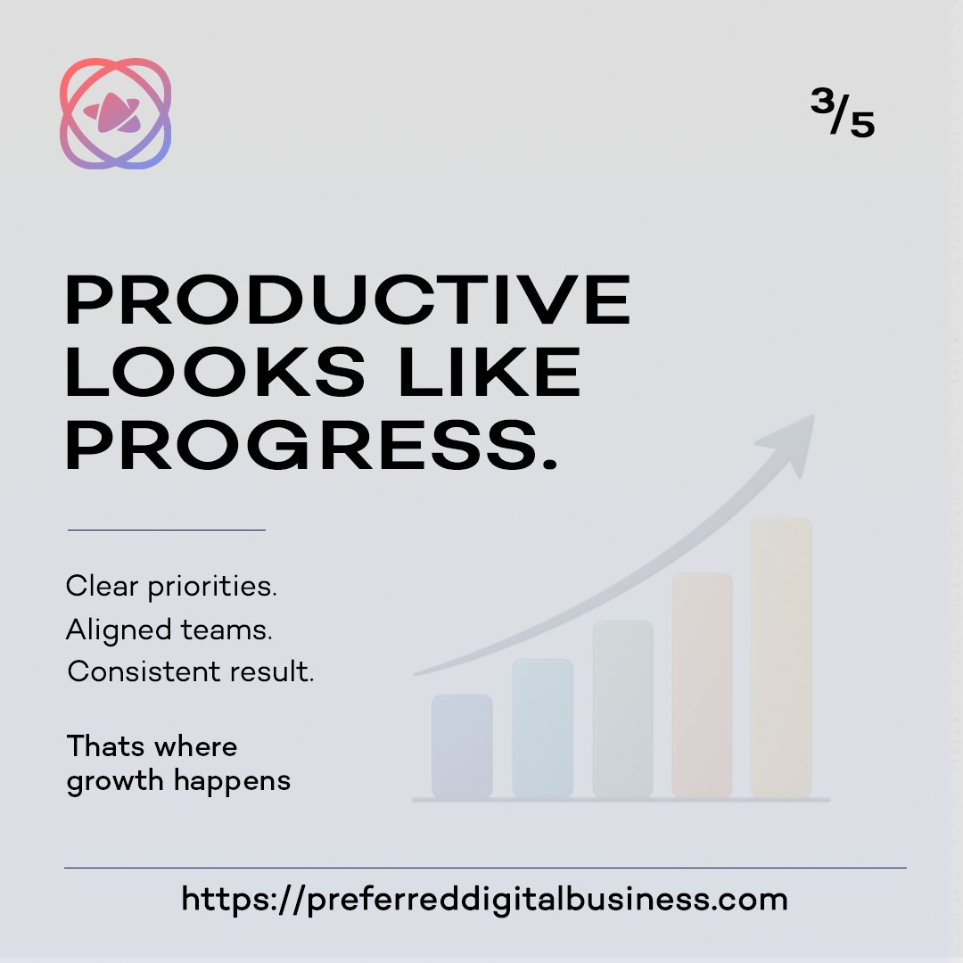 PDBSolutions_'s tweet photo. Busy work can fill a calendar.

Productive work moves a business forward.

The difference isn’t activity—it’s impact.

#RemoteWork #Hiring #BusinessOperations #DigitalTransformation #RemoteJobs https://t.co/RD4bCzhqIX