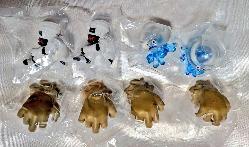 Taisyo07's tweet photo. 【交換】ドラゴンクエスト ドラクエ
まちぼうけ
～しかしたすけはこなかった～

譲：ミイラ男（2）、マドハンド（4）、しびれクラゲ（2）※複数提供可

求：スライム

郵送、都内手渡し(要相談)
お気軽にお声掛け下さい。 https://t.co/ayU6pTTNWO