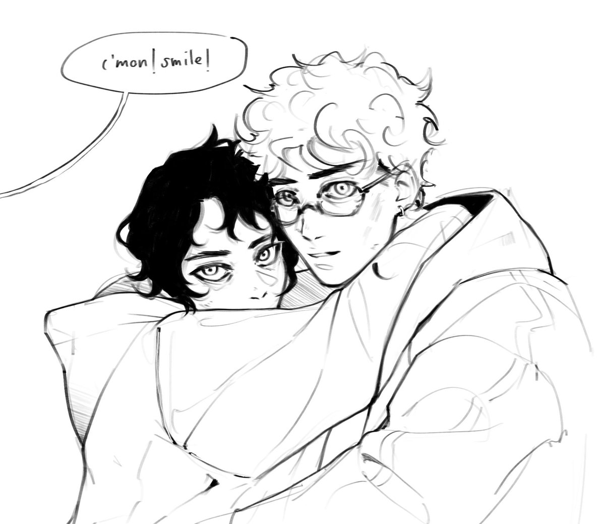 meowrrgan's tweet photo. first time sketching james (please don’t get mad at me if he’s not hot enough) https://t.co/I3OPfbnqGJ