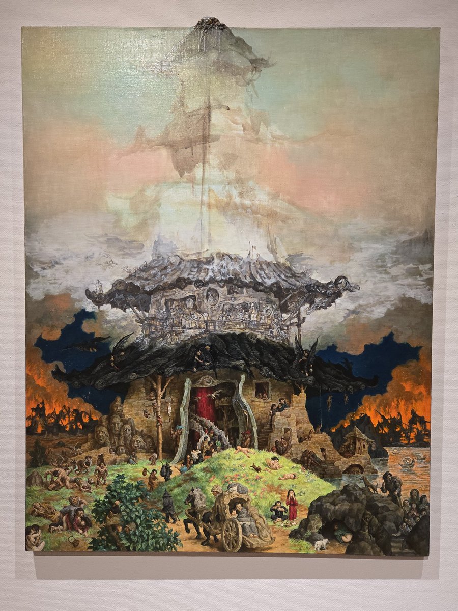 ymkoney's tweet photo. 昭和を生きた牧野邦夫　生誕100年展
魂が宿る«未完成の塔»　写実力と内面の洞察力が結実した作品の数々　足利市立美術館で8月23日まで
#アート#ミュージアム#美術#芸術#デサイン#ファインアート#デジタルアート#美術館巡り#art#museum#写真 https://t.co/9bgH7nSnEV