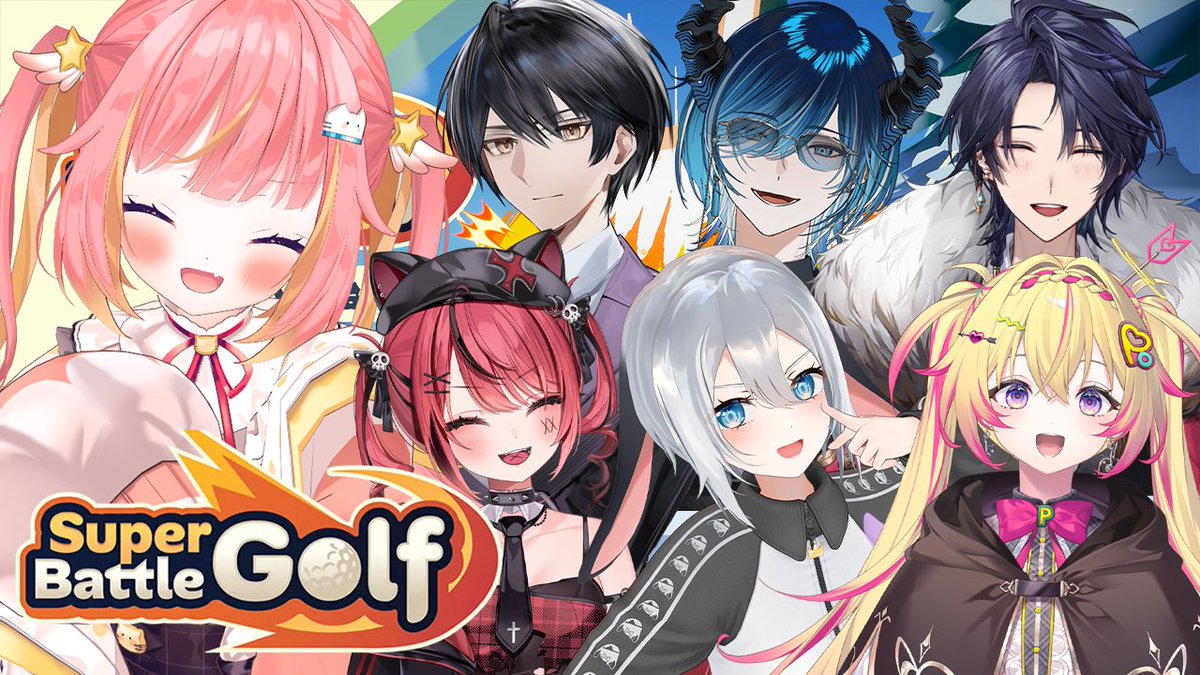 Hikari_Hira's tweet photo. /／
⛳️本日22:00￤Super Battle Golf
\＼

今日はちゃんず＋しもんさんとゴルフ！
こっそり妨害しようと思います

待機所￤https://t.co/MsiQQKYTCi https://t.co/2wWpUpsRhf