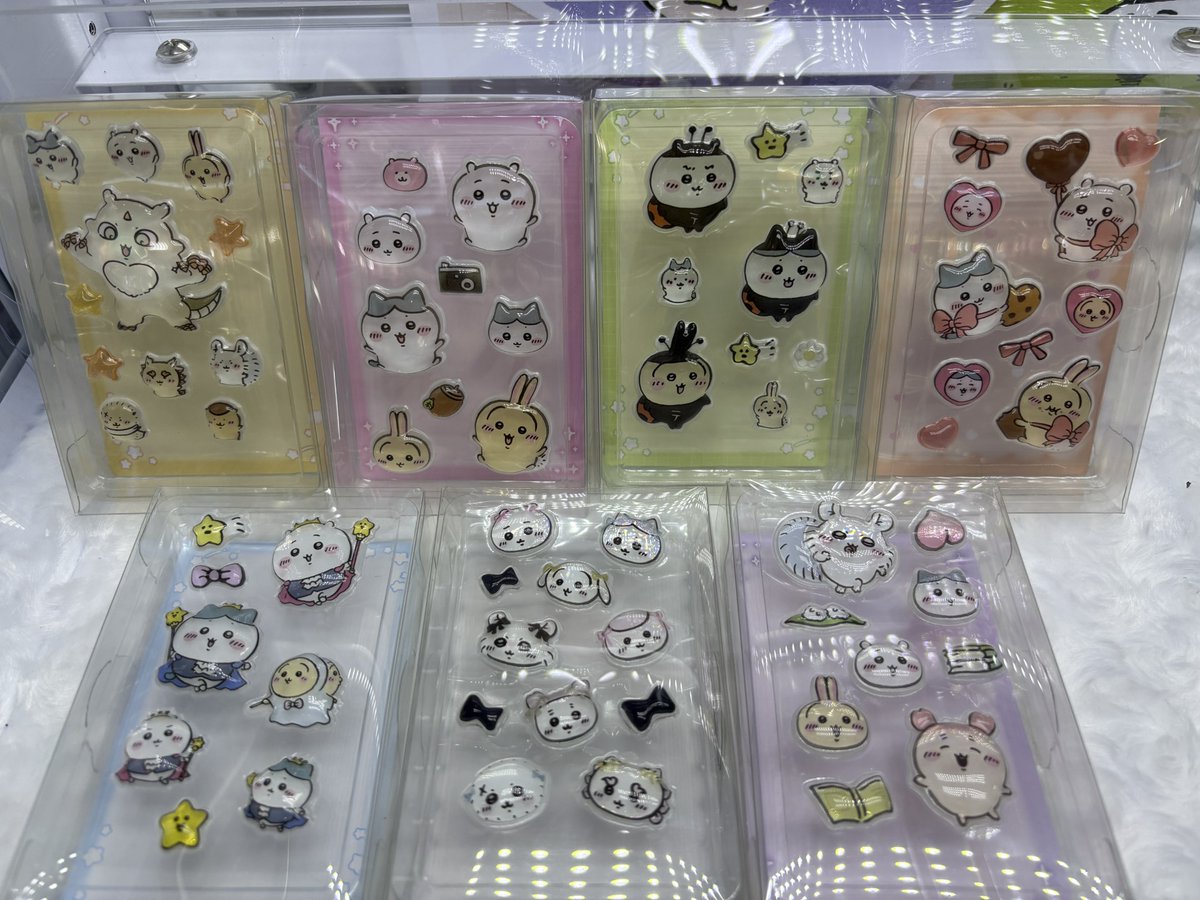 GiGO_Hitachi's tweet photo. 【景品情報】
『ちいかわ　PUKU CHURU seal①』
入荷しました💕
ご来店、お待ちしております❣️

#ちいかわ #ぷくちゅる #GiGO日立 https://t.co/kMKN6pQMDp