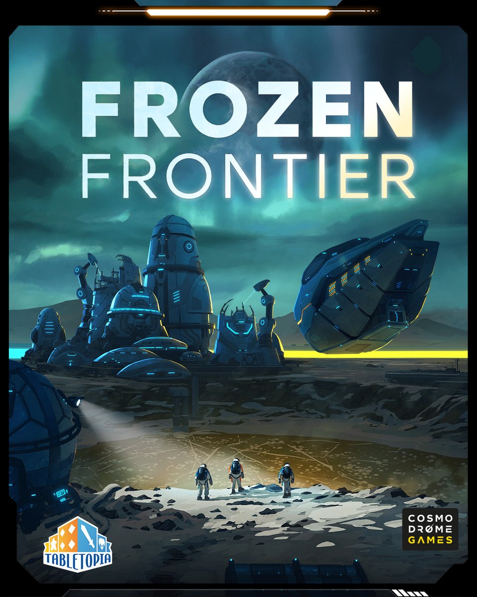 TabletopiaGames's tweet photo. โ๏ธ๐ Frozen Frontier is on Tabletopia!
Colonize Janus, extract vital Helium-3, build and secure humanityโs future in this sci-fi Eurogame.
๐ฎ Play on Tabletopia โ https://t.co/0x5wIKPMAd
๐ฆ Follow @CosmodromeG
#Tabletopia #playontabletopia #FrozenFrontier #CosmodromeGames https://t.co/uktQ90EIDp