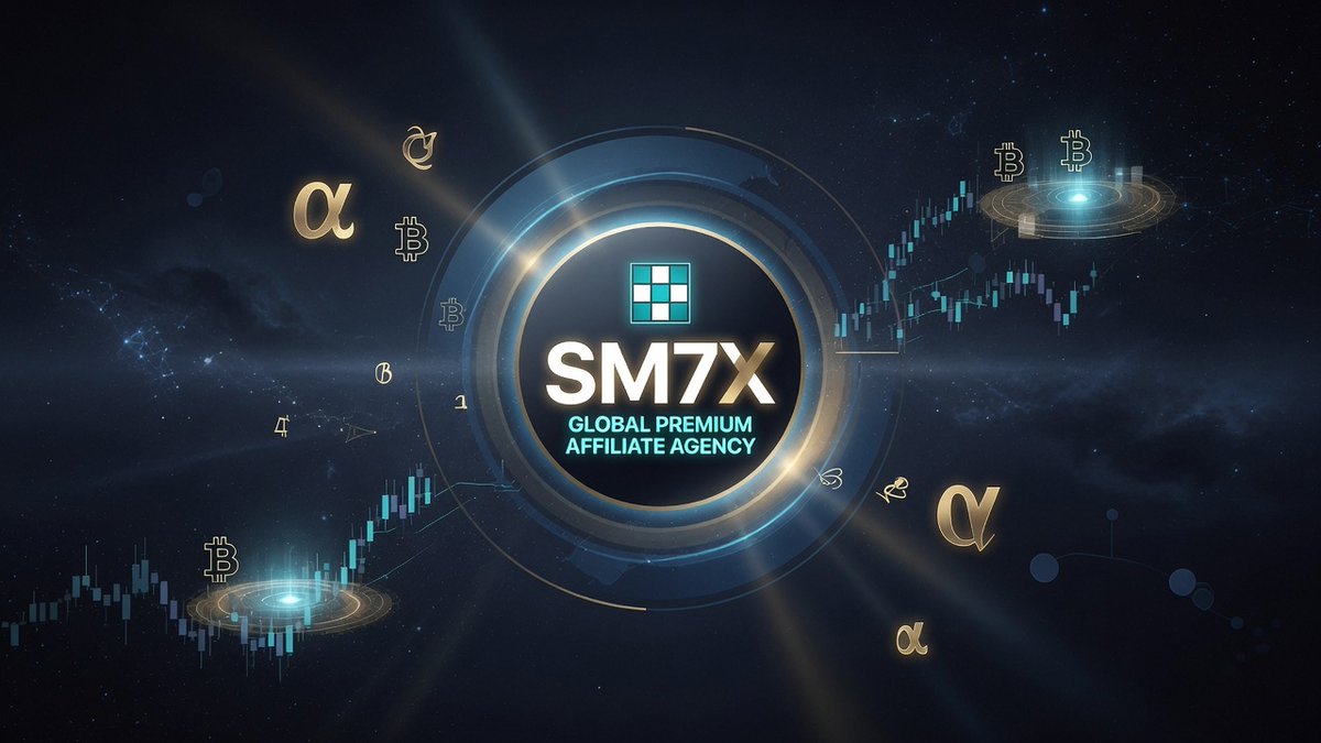 SM7X_Global's tweet photo. The Emipre 👑

Amid the quantum flux of markets, SM7X emerges as the singularity — the world’s first Crypto × FX × Esports Affiliate Empire.

Where chaos entropy meets asymmetric alpha.
We don’t hand you referral links.

We forge neural alliances: daily commission payouts, funded audience acceleration, multi-exchange optimization, and milestone vectors that propel you toward luxury escape velocity (Dubai → Bali → Monaco).

Normies chase volatility.

Visionaries deploy through SM7X — the intelligence layer that reveals sector rotation before the herd senses the shift.

Backed by 7 years of institutional gravity.
2,400+ traders. $10.5B+ influenced volume. Tier-1 exchange partnerships.

We Build you, We back you, You win with us!