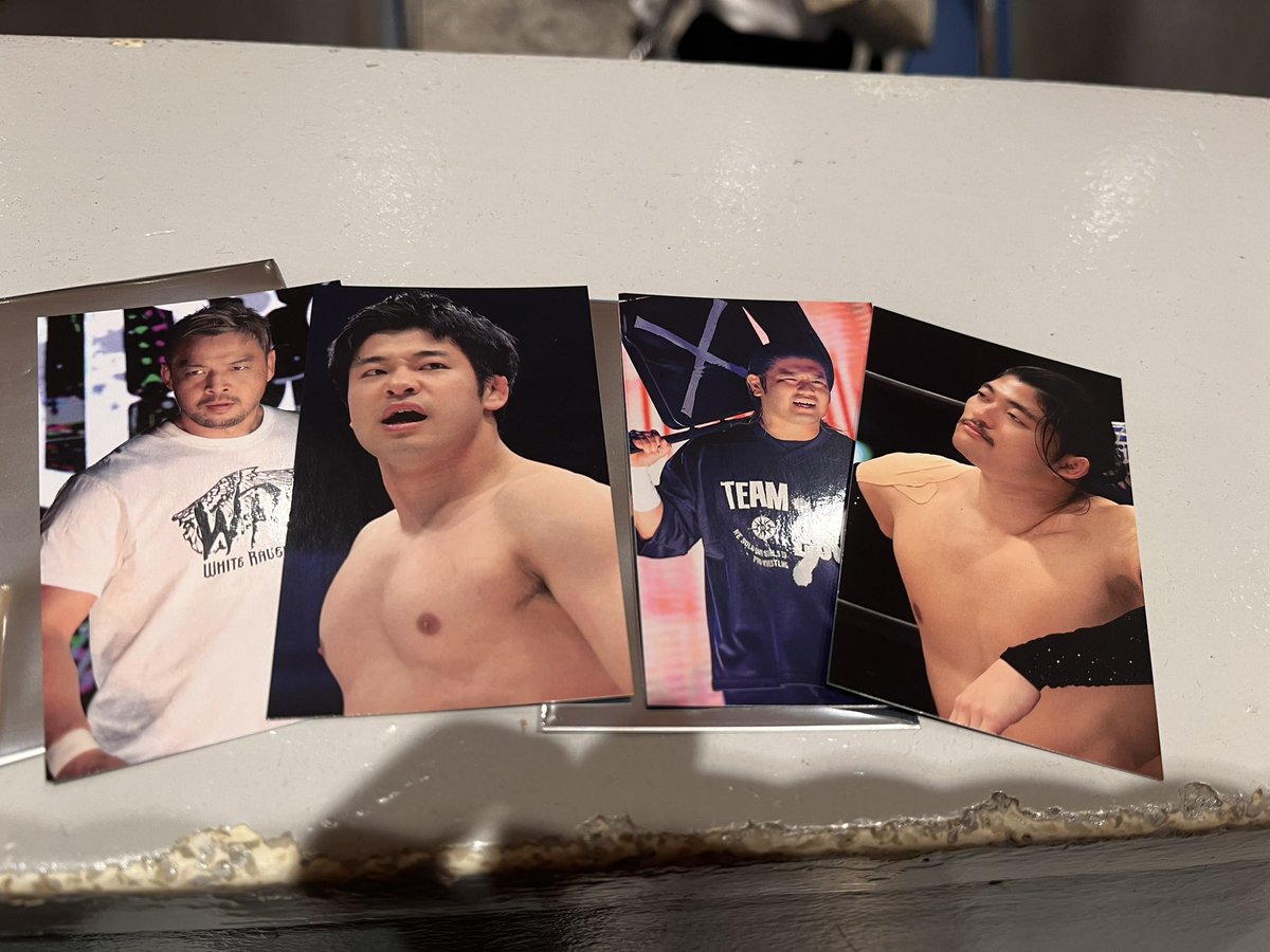 star_star_1218's tweet photo. 【交換募集】
NOAH HAKOBUNEシリーズトレーディングカード
日本武道館

求→内藤選手・清宮選手
譲→OZAWA選手・タダスケ選手・小田嶋選手・KENTA選手

内藤選手優先で探しています。
本日会場にいるので、試合終了までの時間で手渡し交換可能です。
検索からもお気軽にお声がけください。 https://t.co/slCDn2w22p