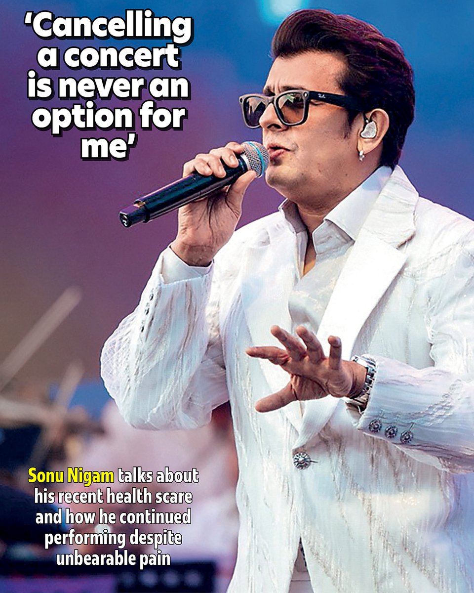 bombaytimes's tweet photo. #SonuNigam is finally on the road to recovery. After battling a painful nerve-related condition for nearly three weeks, the singer has shared that he is recovering well https://t.co/iIg7vsFrxD