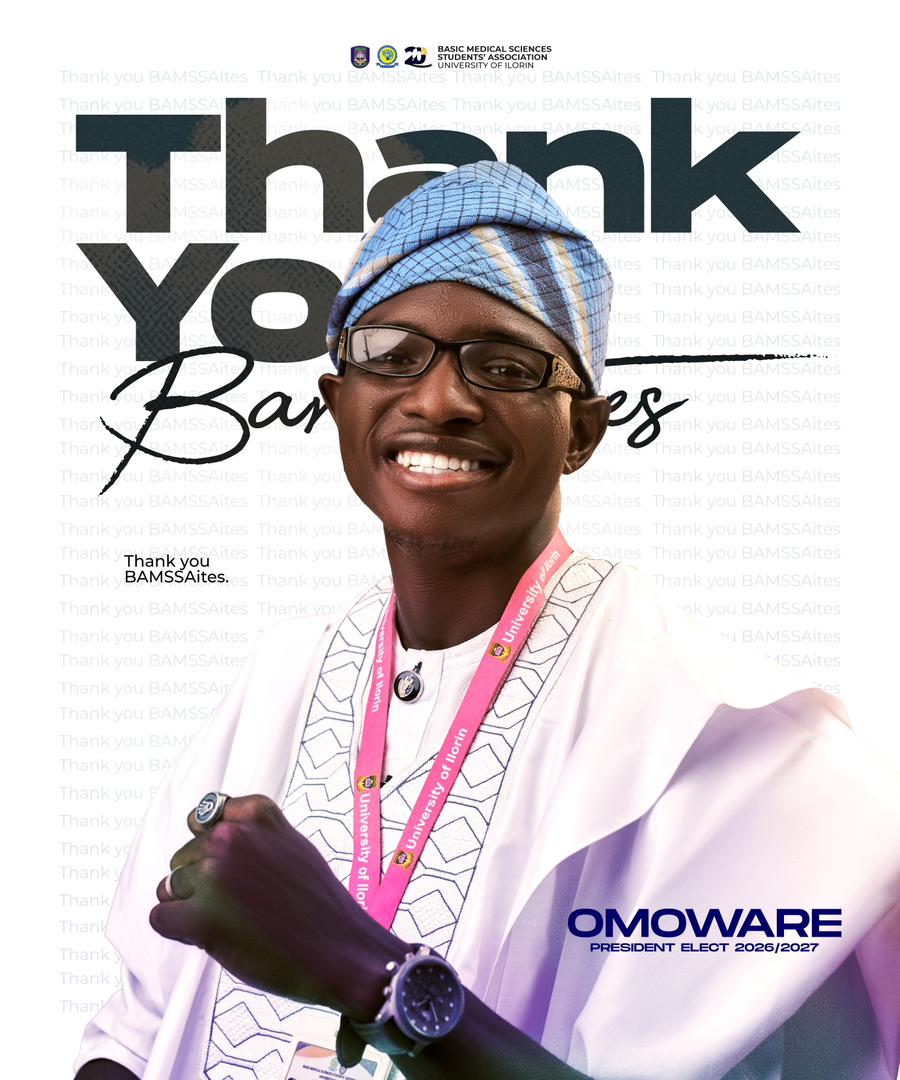 omoware_ayomide's tweet photo. Thank you for your trust and support.

This victory is ours. The work begins now.

— OMOWARE Ibrahim A.
President-Elect, BAMSSA UNILORIN https://t.co/iOfJrkFi60
