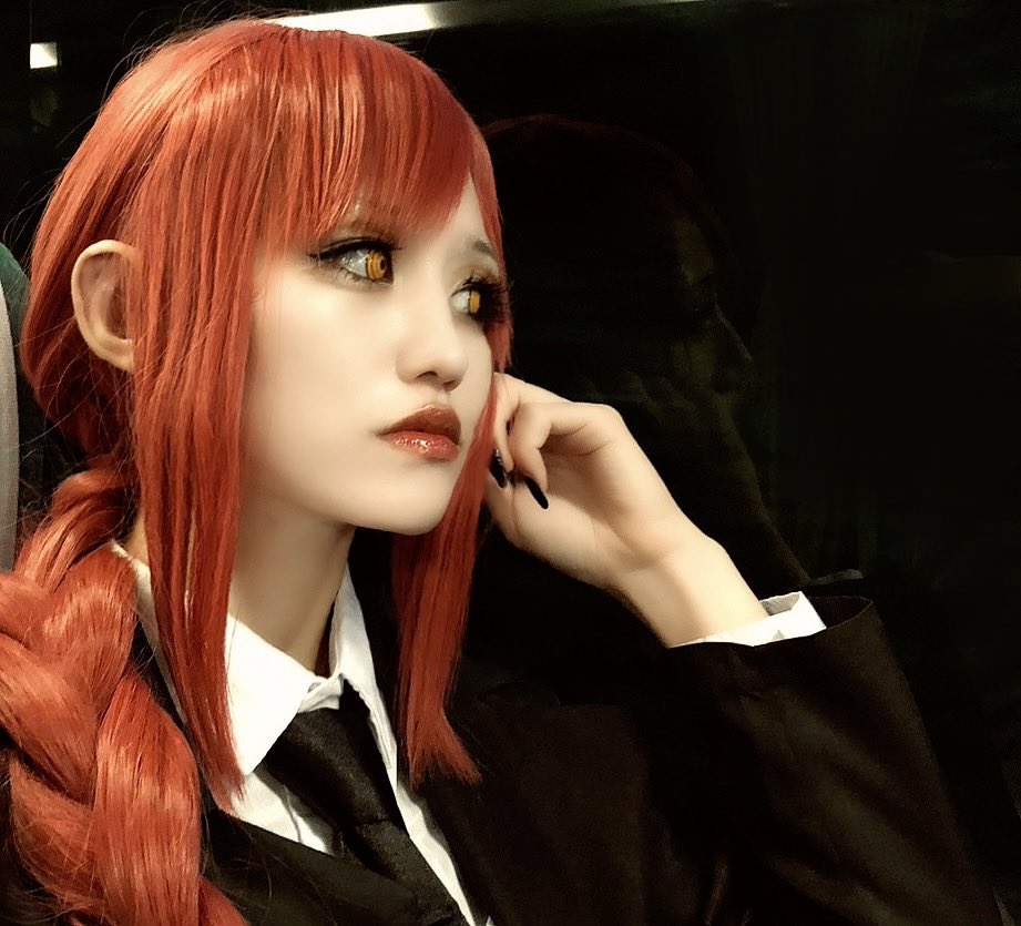 mknsssssss's tweet photo. cosplay/コスプレ/チェンソーマン/マキマ https://t.co/JXUDXnr9Yq