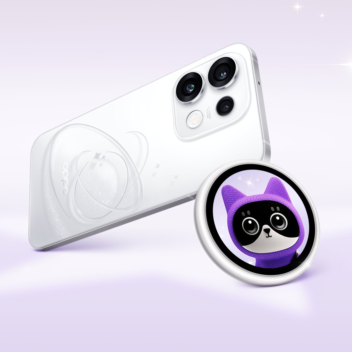 PeteLau's tweet photo. Introducing the OPPO Bubble.

Launched with the Reno16 Series, this compact screen helps users harness our rear camera system for higher-quality selfies and group shots. It attaches magnetically, offers real-time preview up to 10 meters away, and is customizable.

The creativity it’s already inspiring is impressive!