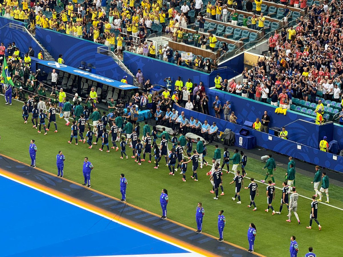 Soccerphile's tweet photo. More #worldcupphotos from #Brazil v #Scotland in #Miami as the Scots losing 3-0 and likely to be going back https://t.co/MW2Jcy6dqA