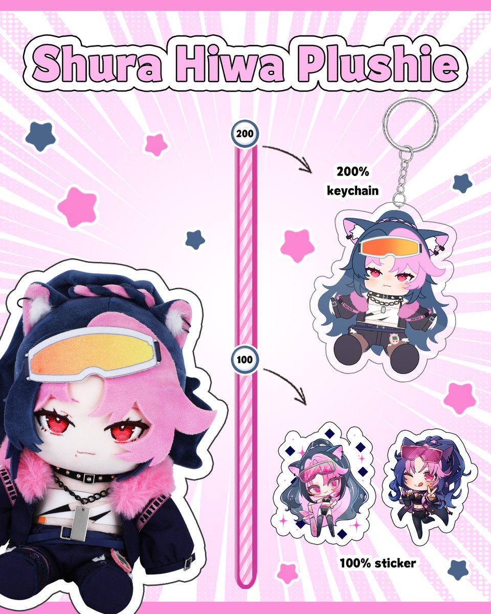 craftifyxco's tweet photo. We have officially unlocked the Shura Hiwa custom Stickers! Thank you all so much! 🥳

🔥 Next stop: Let's hit 200% to add the bonus Keychain to every order! We can do this!

@ShuraHiwa 

👊Get her now:https://t.co/ua5BVCJrCm

#CraftifyX #CraftifyXPlushie https://t.co/suwhvXBW4r