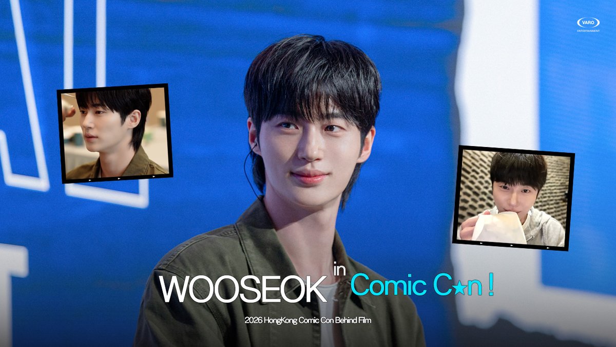 VARO_ent's tweet photo. [🎥]

𝗜 ♥️ 𝗪𝗦 in 2026 HongKong Comic Con 

🔗🐶 https://t.co/Np8I0Slda9

#변우석 #ByeonWooSeok
#바로엔터테인먼트 #VAROentertainment https://t.co/hIMjscWoNj