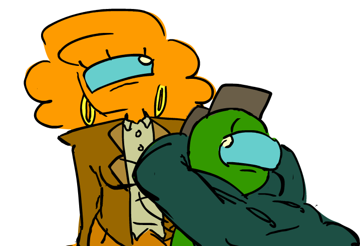 Turtleoatz's tweet photo. Lesbian crewmates #amongus https://t.co/AzvZsG18zu
