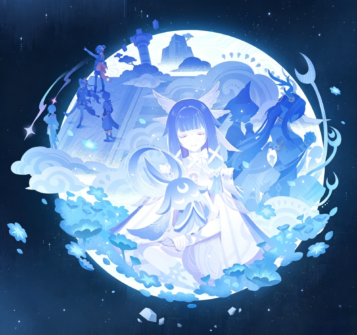 KeyGold_gg's tweet photo. A Full Moon😮
#columbina #GenshinImpact https://t.co/5VUi3grvVW