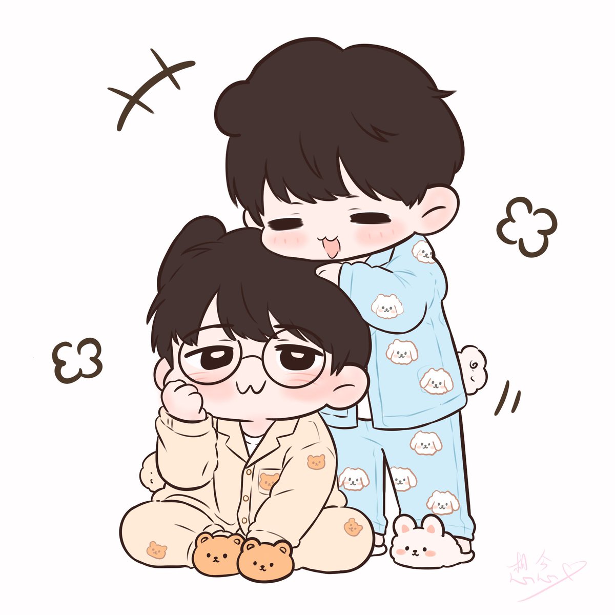 fakeriris's tweet photo. ＃faker
#페아커 
#keria 
#t1 
Faker×keria
《Cat and dog cohabitation》 https://t.co/GK5BtMPguz