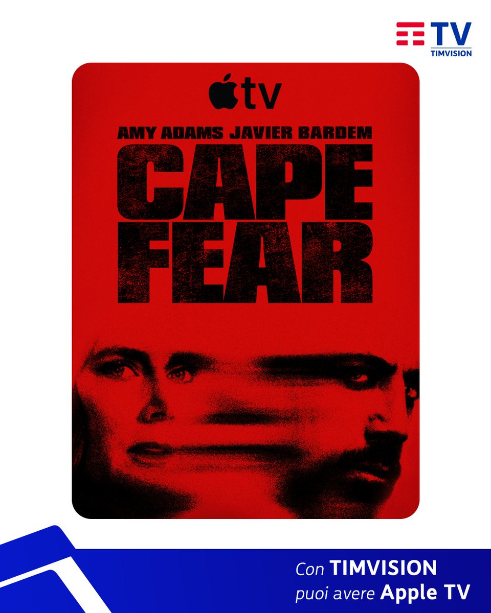 TIM_Official's tweet photo. Un omicida torna in libertà e si insinua nella vita dei due avvocati che lo hanno fatto condannare.
Guarda ora la serie “Cape Fear”. Aggiungi Apple TV a soli 6,99€/mese al tuo piano #TIMVISION 👉https://t.co/tlIvDdl4HB https://t.co/huof4Oc97M