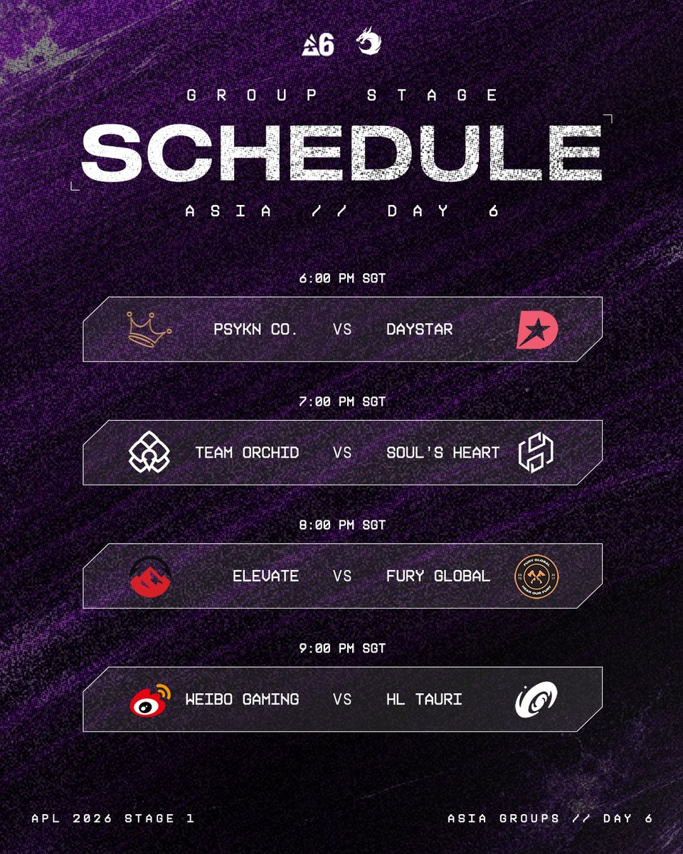 R6esportsASIA's tweet photo. It's the second to last day of group stage in Asia!

Our tied up mid field should see some movement thanks to match 2 pitting two of them against each other. 

While Psykn wants to take down Daystar, if things don't go their way, they're not entirely out of the running https://t.co/1HsI9wcdur