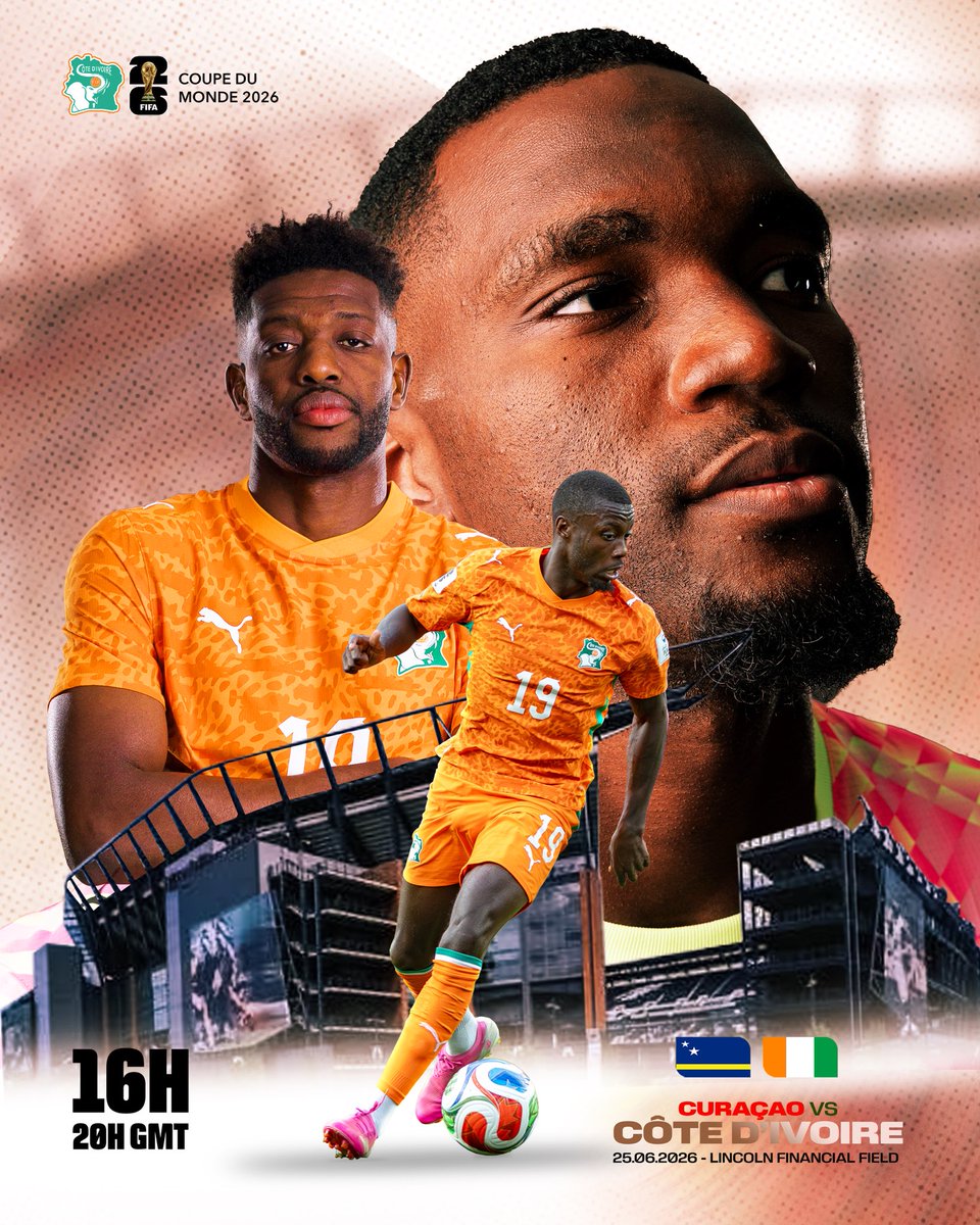 equipenatciv's tweet photo. 🚨𝙅𝙊𝙐𝙍 𝘿𝙀 𝙈𝘼𝙏𝘾𝙃 🤩🇨🇮

𝘼𝙪𝙟𝙤𝙪𝙧𝙙'𝙝𝙪𝙞, 𝙣𝙤𝙪𝙨 𝙙𝙞𝙨𝙥𝙪𝙩𝙤𝙣𝙨 𝙣𝙤𝙩𝙧𝙚 𝙙𝙚𝙧𝙣𝙞𝙚𝙧 𝙢𝙖𝙩𝙘𝙝 𝙙𝙚 𝙡𝙖 𝙥𝙝𝙖𝙨𝙚 𝙙𝙚 𝙜𝙧𝙤𝙪𝙥𝙚𝙨 𝙘𝙤𝙣𝙩𝙧𝙚 𝙡𝙚 𝘾𝙪𝙧𝙖𝙘̧𝙖𝙤. 
𝙏𝙤𝙪𝙨 𝙚𝙣𝙨𝙚𝙢𝙗𝙡𝙚, 𝙟𝙪𝙨𝙦𝙪'𝙖𝙪 𝙗𝙤𝙪𝙩 !!! 🧡🤍💚

#ElephantsEnMarche #TousDerriereLesElephants #CDM2026