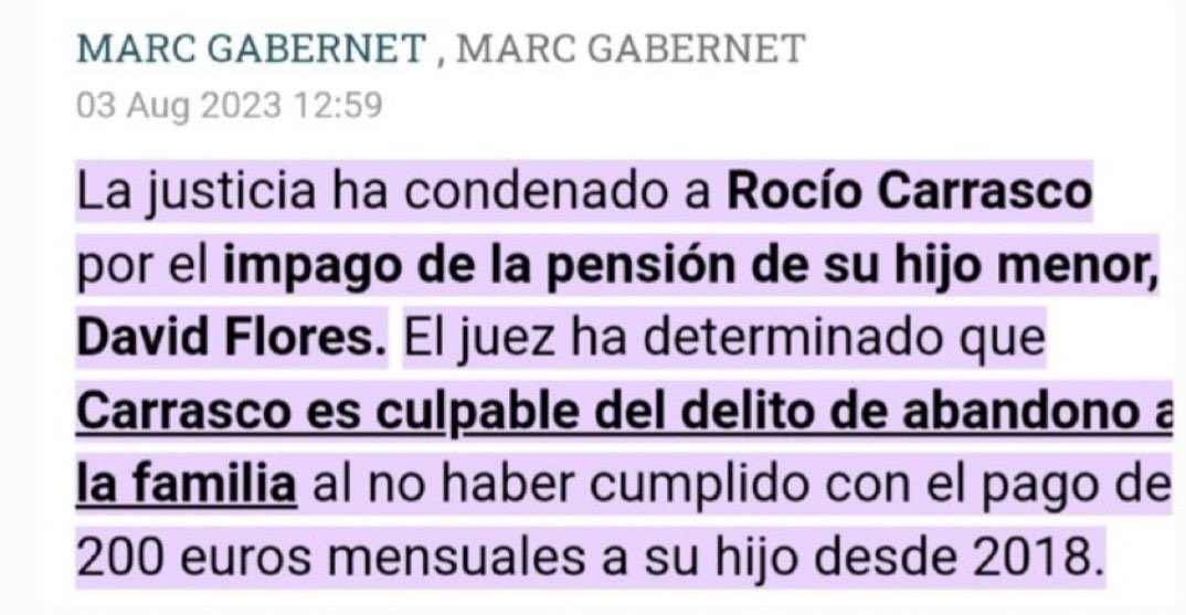 RosadoCand43544's tweet photo. @Vertele No hay huevos de preguntarle pk no  le paga la pensión al hijo y pk  sigue sin querer saber nada de él ah y como es q pierde todos los juicios con AD con olga ,con Rakel moskera ,Kiko Matamoros y con otros tantos …a ver si va a ser verdad lo q en su día dijo jorgeja jajajaks https://t.co/tLnmPGE0Dn