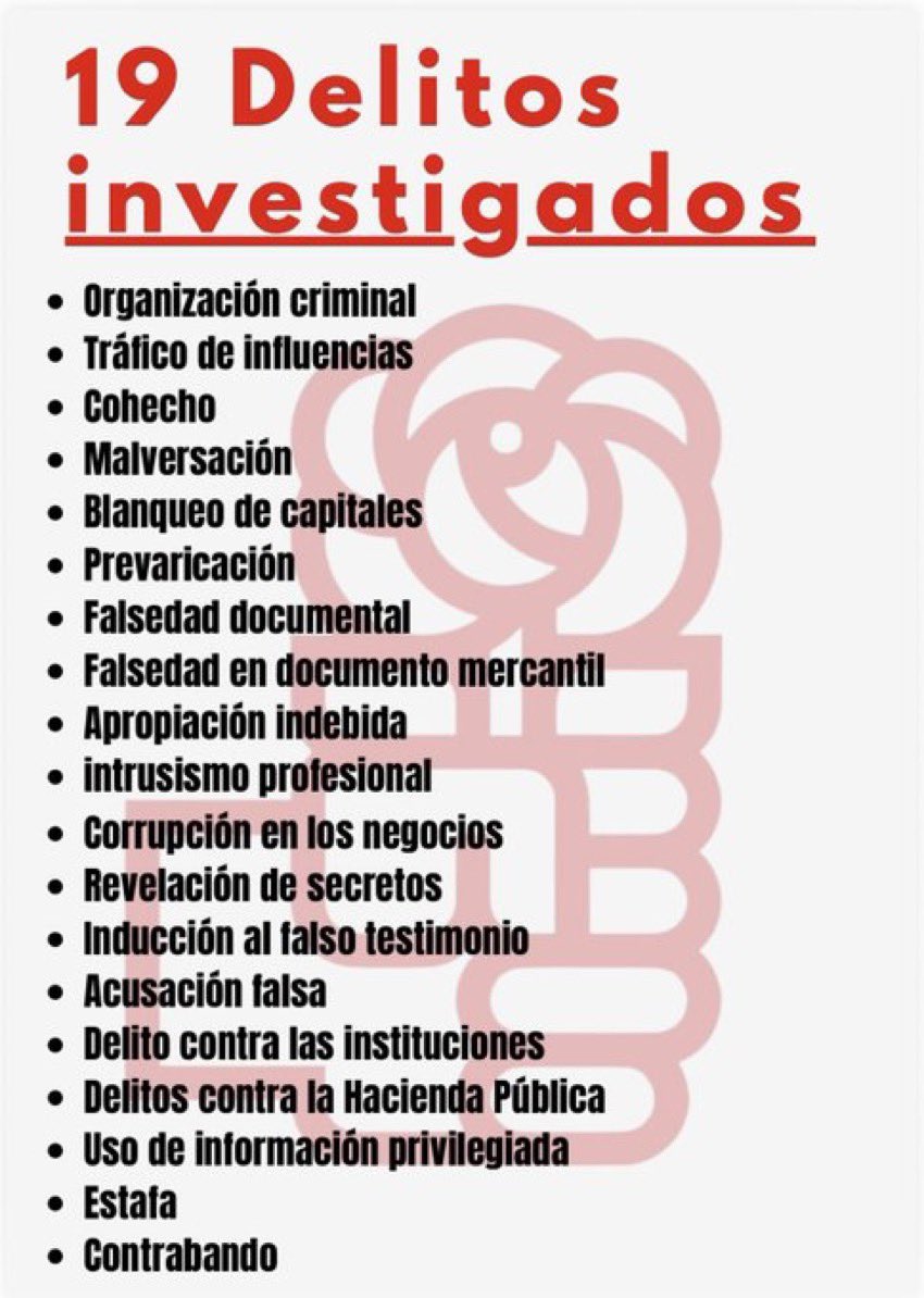 ismaelquesada's tweet photo. Creo que no les falta ningún delito del código penal. https://t.co/Q92ocft5vX