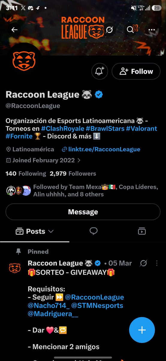 Hanzo138200's tweet photo. @FFlevi_ @RaccoonLeague Done ✅️ Hope i win https://t.co/e2aGmHFFNf