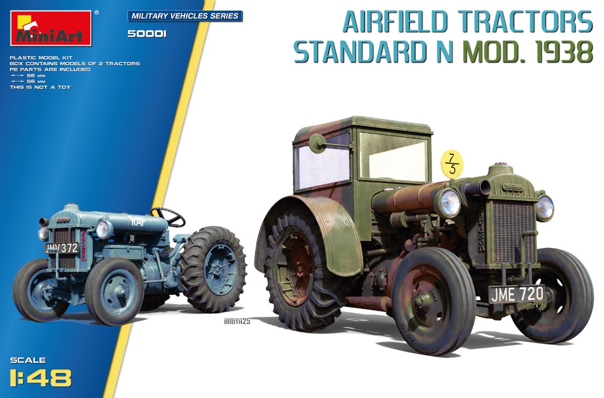 MiniArt_Models's tweet photo. New #MiniArt Kit Coming Soon:
50001 Airfield Tractors Standard N Mod. 1938
https://t.co/KVFd1soxoF
Plastic Model Kit Scale 1:48 https://t.co/nGAbV9XbCf