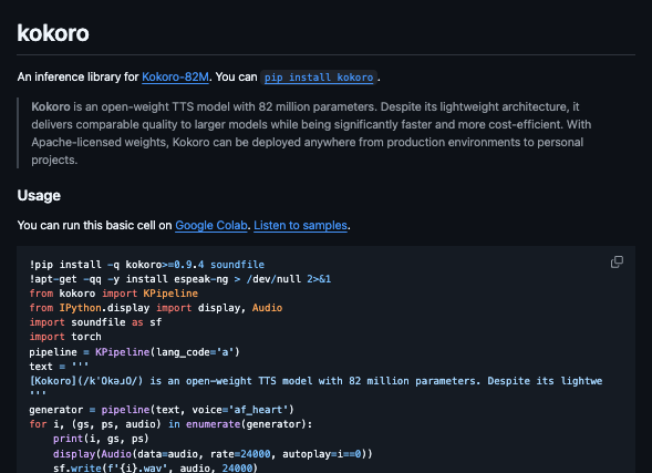 aiwithjainam's tweet photo. 10 GITHUB REPOS THAT GIVE YOU A STUDIO-QUALITY AI VOICE FOR FREE

Bookmark every single one. Each one generates natural speech on your own machine, the thing ElevenLabs charges by the character for, running locally for $0.

1. https://t.co/xjtiT0Jnqi

The open model a huge slice of the AI voice world is built on. XTTS-v2 turns text into natural speech in 17 languages and can carry your own recorded voice across all of them from a short sample. Best-in-class for multilingual narration. Note the model license is non-commercial, so it's for personal and research use.

2. https://t.co/teYZIcca5a

Fast, lightweight text-to-speech that runs on almost anything, even a Raspberry Pi, fully offline. The voice engine behind countless accessibility tools and home assistants. When you need clean narration that just works on any hardware, this is the one. MIT.

3. https://t.co/gmtno0grIG

One of the most natural-sounding open voice models out right now, the closest open rival to the paid services on realism. Generates speech so smooth it's hard to tell it apart from a real recording. The frontier of free, local narration.

4. https://t.co/PXW5BSICA4

A tiny, blazing-fast English voice model with preset voices you can ship in real products, since it's openly licensed for commercial use. No cloning, just clean, professional narration that runs almost instantly. The practical workhorse for apps and tools.

5. https://t.co/z8eLeeD9xI

A model that doesn't just speak, it laughs, sighs, hums, and adds the little human sounds flat narration is missing. Great for expressive characters and creative audio. The one you reach for when you want personality, not just words. 35K+ stars.

6. https://t.co/oUNjf3JgSv

Generates speech with fine control over tone, emotion, rhythm, and accent, in multiple languages. Built so creators can craft exactly the delivery they want. The control panel for how your synthetic voice actually performs.

7. https://t.co/lCIHlPRb4p

The other half of the pipeline. It transcribes audio with precise word-level timing, so you can subtitle, edit, and re-voice content cleanly. Pair it with a voice model and you have a full audio production line on your laptop.

8. https://t.co/NYT3uQcqvs

Translate and re-voice a video into 100+ languages automatically, using Whisper to transcribe, a model to translate, and a voice engine to narrate. Localize your whole channel without a studio. The repo creators use to go global overnight.

9. https://t.co/fShdI8whks

Convert one singing or speaking take into a different voice you've trained, the tool the music and dubbing communities live in. Built for creators working on their own material and original characters. One of the most-starred audio repos on GitHub.

10. https://t.co/jLK5yk41vj

The reading list behind all of it. A curated map of the research papers that the modern voice models grew out of, so you understand how the thing actually works instead of just running it. Where the builders in this space start.

This used to need a studio and a sound engineer. Now it needs a GPU.
