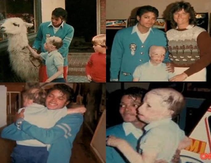 LiberianGirl779's tweet photo. “There was a man who put his son in a hotel room and set fire to the room. The boy was burned very badly. When Michael read about it he immediately chartered a plane and went to see him. As Michael walked into the room, the young man was a whole mess of bandages with little chunks of hair sticking out amongst them on the top of his head and a little hole to talk or breathe through in the very front. They talked together and at one point the young man said in a muffled voice: "I dunno what I'm gonna do." And Michael said: "Don't worry. I'm gonna take care of you for the rest of your life." And he did! He found work for him, supported him and stayed in contact with him until he, Michael, passed away.” The young boy was David Rothenberg, he passed away in 2018