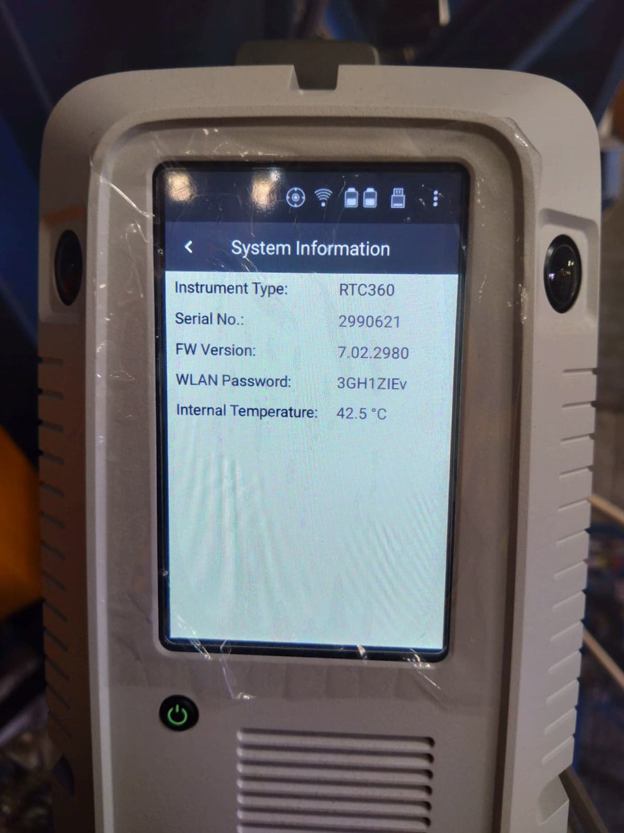 outputprecision's tweet photo. One of the hottest days in the UK today! Stay safe, drink plenty of water and don't forget your sun cream.
Our new scanner hit 42.5°C, peaking at 43.5°C while operating. Looks like our equipment can handle the heat too!#LaserScanning #Surveying #3DScanning #UKHeatwave #Geomatics https://t.co/PGU1M9EyQl