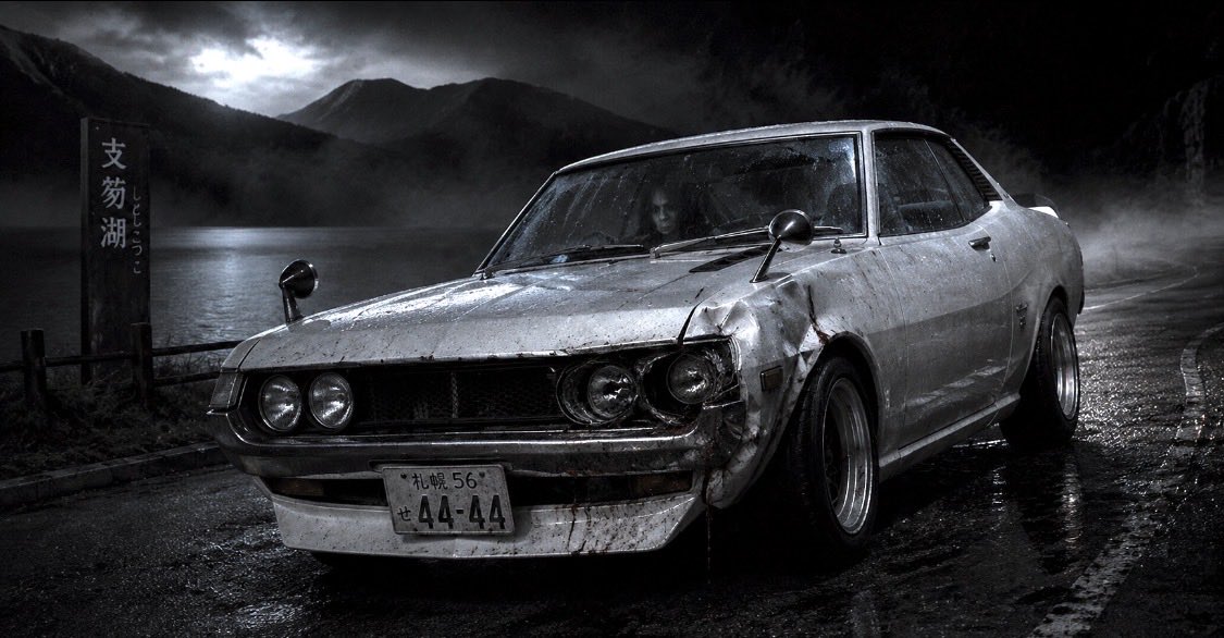 shineracing005's tweet photo. こちら首チョンソアラ同様、車怖系の都市伝説。
"片目のセリカ"

当時、北海道支笏湖で目撃情報多数。
事故死した走り屋の霊との事。

支笏湖までの峠道に出没するとの事。
ポロピナイ展望台のヘアピンでも目撃有り。

車型の霊ってのは個人的にはあんまり信じられない気がしますがどうでしょうか？ https://t.co/ybFDFSeWak