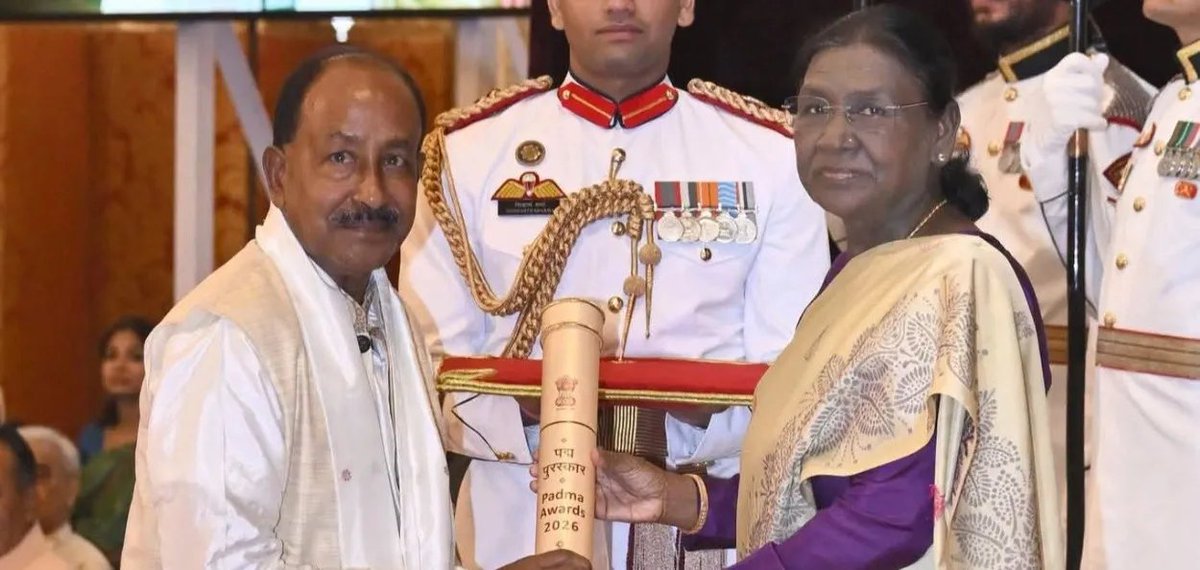 Dnn24Network's tweet photo. Padma Shri for Nuruddin Ahmed celebrates Assam’s artistic brilliance and cultural legacy.

Read the full article here: https://t.co/0fTwAl24wI

#PadmaShri #NuruddinAhmed #Assam #AssamCulture #IndianArt #Stagecraft #CulturalHeritage @AwazThevoice https://t.co/X1kRdyLcZ7