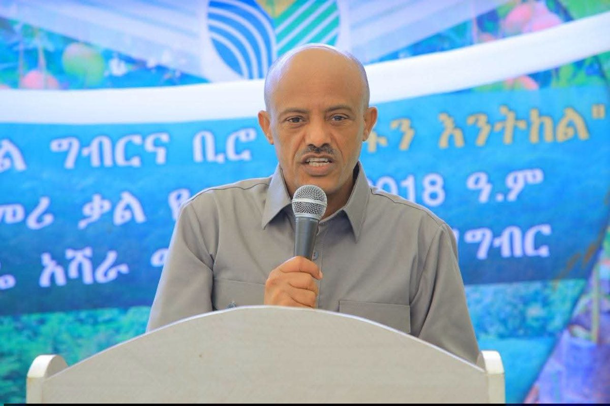 BahirCity's tweet photo. “የአረንጓዴ አሻራ መርሃ ግብር የአካባቢ ጥበቃንና የኢኮኖሚ ተጠቃሚነትን በማቀናጀት ልማትን የሚያፋጥን ወሳኝ ስትራቴጂ ነው” 

-ርዕሰ መሥተዳድር  አረጋ ከበደ https://t.co/RSgwLBHMAe