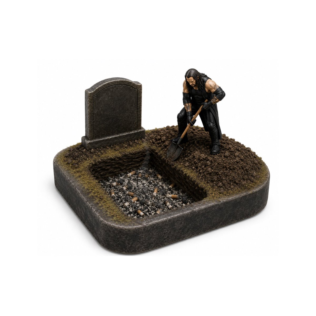 kamvandam's tweet photo. BURIED ALIVE MATCH ASHTRAY https://t.co/a0KRPBbzv8