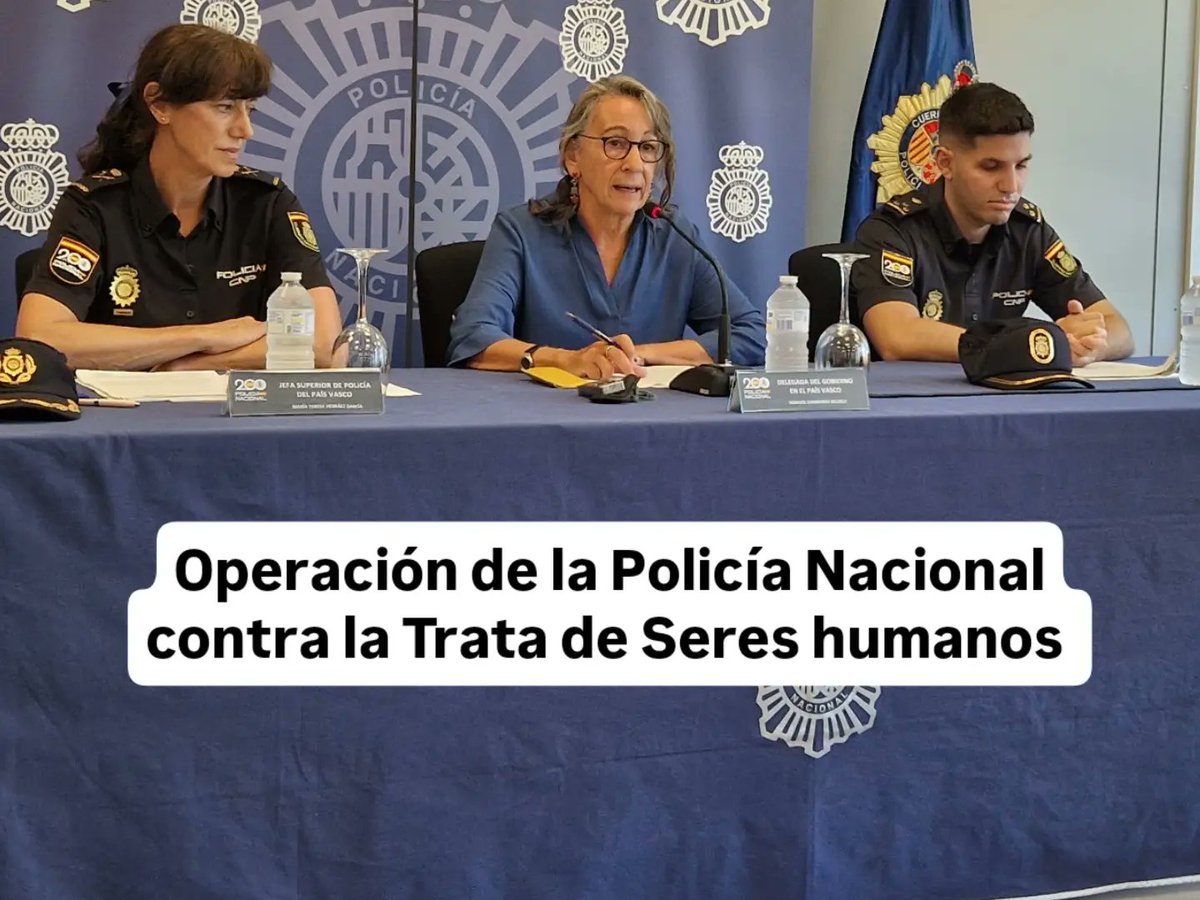 MGarmendia_B's tweet photo. 👮‍♀️👮‍♂️ “La lucha contra esta esclavitud del siglo XXI es uno de los amentales de los Cuerpos y Fuerzas de Seguridad como lo demuestran la importante cantidad de detenidos y víctimas liberadas en los últimos tiempos” https://t.co/z44DKJZpUg