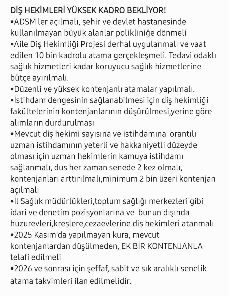 dishekdestek's tweet photo. Meslektaşlarımızın da haykırdığı gibi bizler sadaka değil, ÇÖZÜM istiyoruz! Atıl bekleyen klinik alanları açılmalı, Aile Diş Hekimliği projesi derhal hayata geçirilmeli ve 20 BİN işsiz hekime liyakatli istihdam sağlanmalıdır. 521 kadroluk sadakalarla bu devasa kriz çözülemez!
@drmemisoglu @saglikbakanligi @erolozvar @YuksekogretimK @OSYMbaskanligi @suayipbirinci @profokumus_ @TDB_TDA @sagliklicozum @iletisim
#DişHekimiVarAtamaYok #DişHekimlerineAtama #İşsizDişHekimleri #AileDişHekimliği