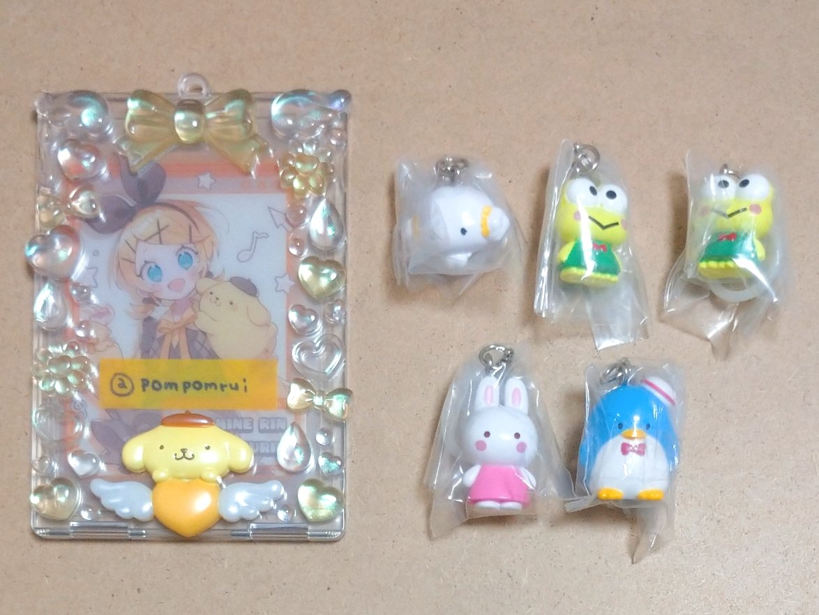 pompomrui's tweet photo. 【交換・買取】サンリオ　オールスターズ　めじるし

譲：こぎみゅん、けろっぴ、チアリーチャム、タキシードサム、定価＋送料

求：ハンギョドン、ポチャッコ、クリリン、まるまる

まとめての方優先。郵送のみ📮
検索からもお気軽にお声がけください🍀 https://t.co/ByOuqAufEE