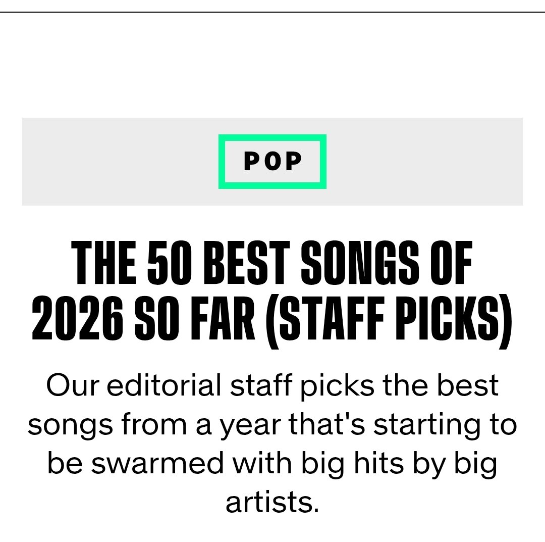 Yoon_kookie97's tweet photo. SWIM by #BTS has been Selected as one of the Best 50 Songs of 2026 So Far by Billboard !!

https://t.co/xGfIJsQt0K

CONGRATULATIONS BTS 
#BTS_SWİM https://t.co/gmknnuEIIE