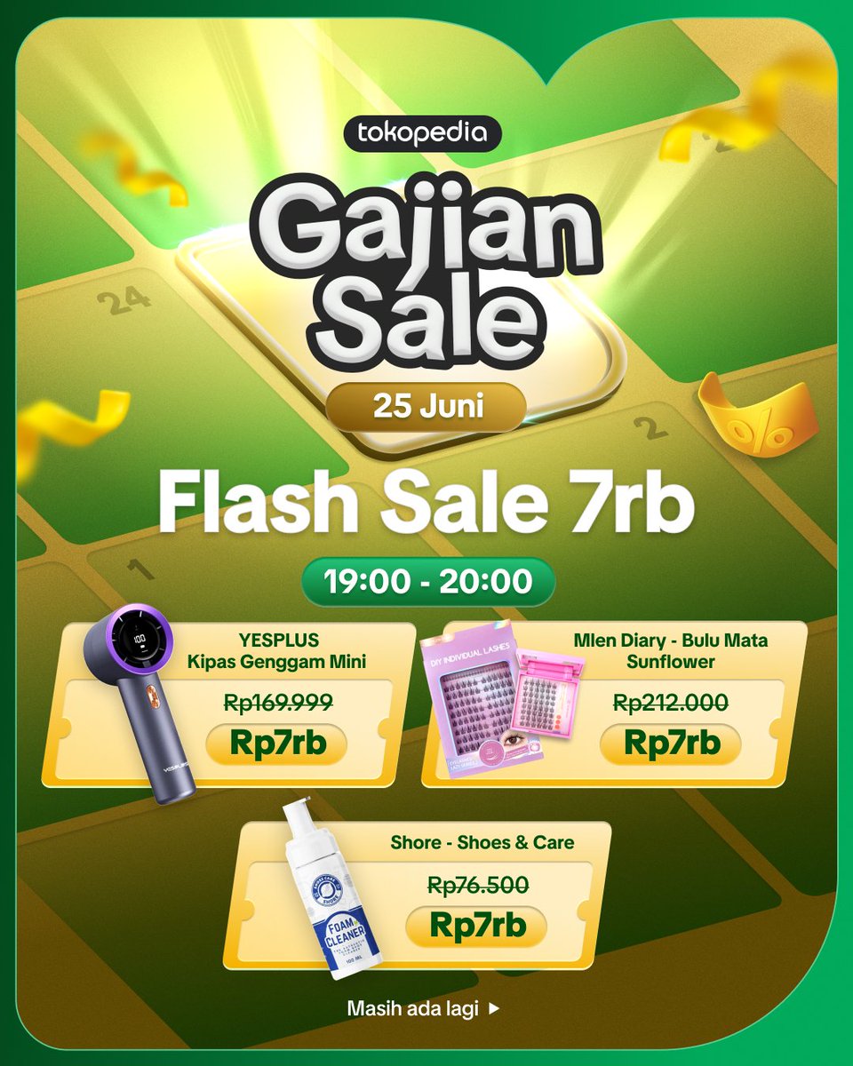 tokopedia's tweet photo. https://t.co/JIzKAd0hBa