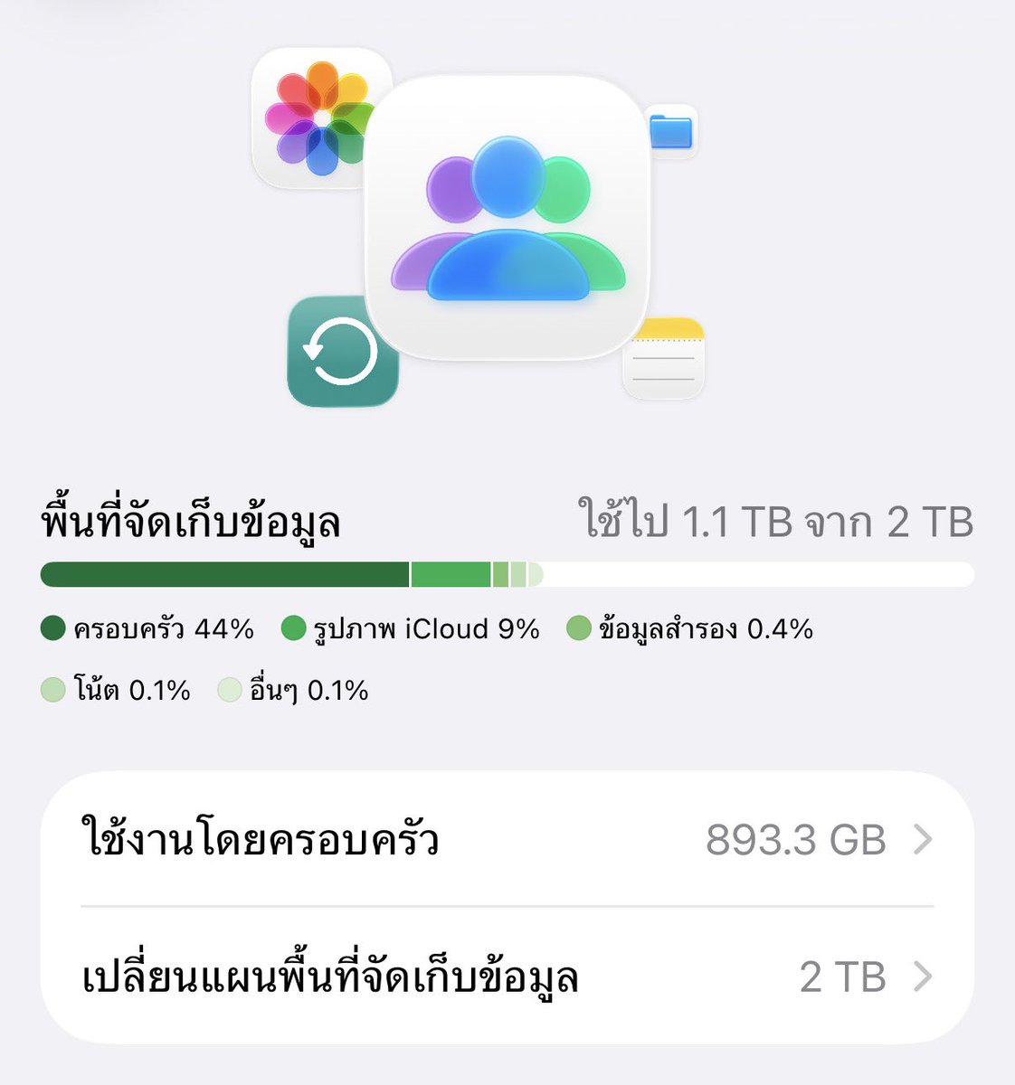 maflboo's tweet photo. iCloud 2TB😔🤟🏻 https://t.co/H1dMO2kRtn