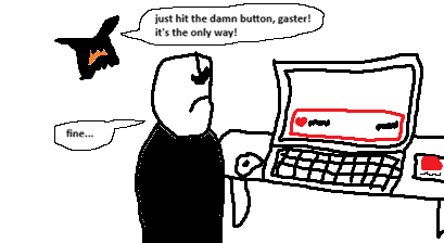 HighProteinCorn's tweet photo. DELTARUNE CHAPTER 5 WEIRD ROUTE SPOILER!!!!!
/
/
/
/
/
i had a funny idea for a comic in the concept of "what if gaster just. wasnt expecting that to happen at all and he has no backup plan" (1/2 because you can only put FOUR images on one post because twitter hates me) https://t.co/MxKEci5omE