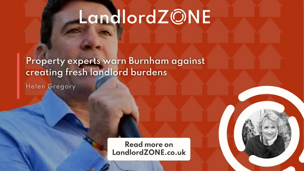 LandlordZONE's tweet photo. Property experts warn Burnham against creating fresh burdens for landlords, saying further regulation risks worsening supply pressures.

Read more here: https://t.co/3AZq0NGXNn https://t.co/Hm3NzhiQxY