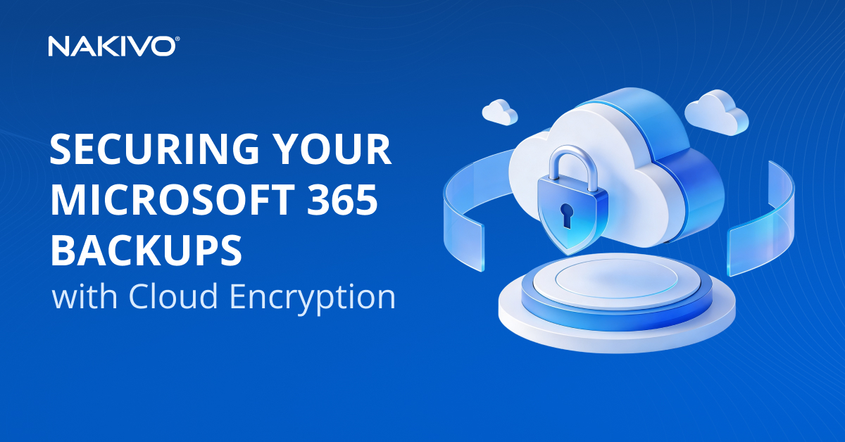 Nakivo's tweet photo. 🔐 Backups without encryption = a security gap you can't afford.

👇 Read about #M365 cloud encryption — what it is, how it works, and how to configure it for your M365 backups.

https://t.co/tggVwxYU0R

#CloudSecurity #CyberSecurity #InfoSec https://t.co/wtfYQytkDK