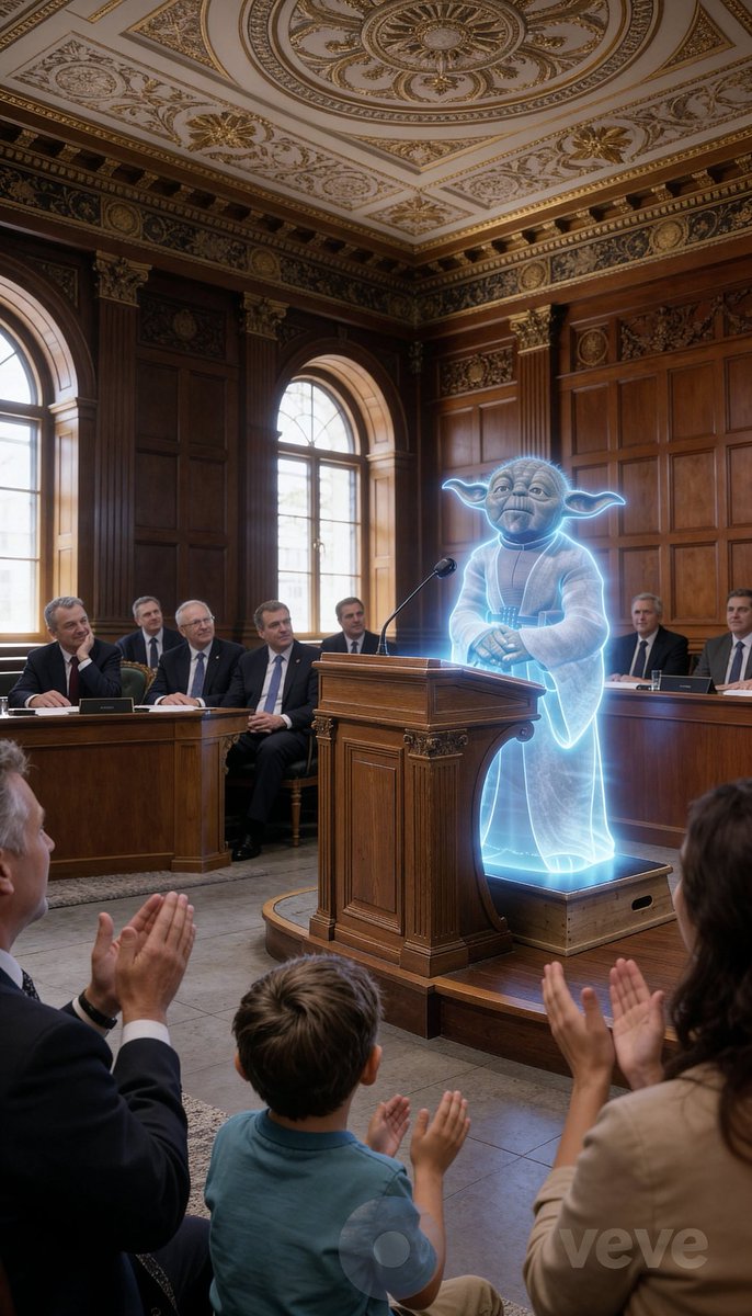 Maschi86's tweet photo. If wisdom ever took the podium...
It probably wouldn't ask for louder voices.
It would ask for better questions.
Some lessons don't belong to one side.
They belong to everyone.
Fan Art. 💙
#VeVe #VeVeFam #Yoda #SecretRareYoda #FirstAppearance #DigitalCollectibles #MixedReality #AR #NFTs #Collectors #CollectorsAtHeart #StarWars #OMI #Wisdom #FanArt
@DavidYuNZ @drcollect @RealRandyChavez @FosterHilt @wc3nte @CaptainVeVe @VeVeMeister