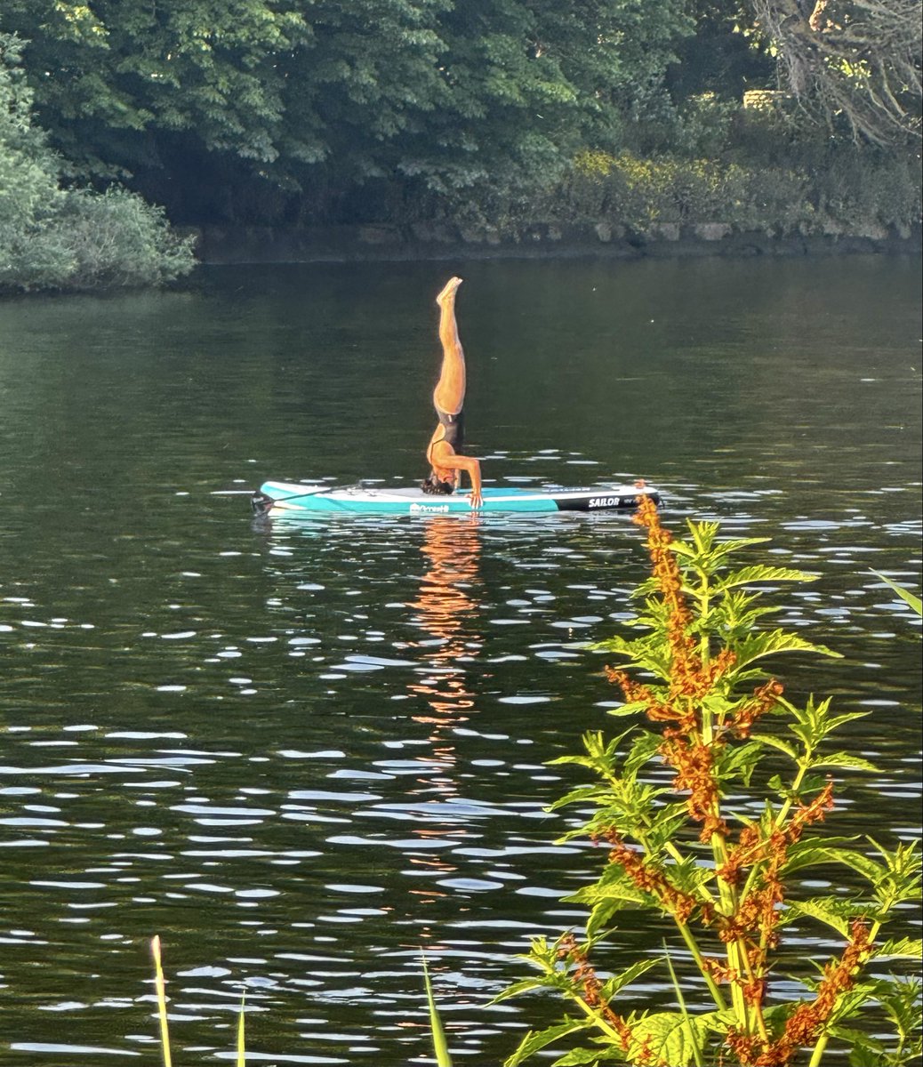 ClareDelmar's tweet photo. staying balanced on the Thames riviera @ThamesPathNT @Thames21 @KaptainKwack https://t.co/KdXBO3KaDL