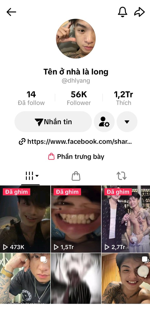 NhuNhan175's tweet photo. Hot tiktoker: Ở nhà tên Long  🥒💦 https://t.co/7EFvEsJ2Oh