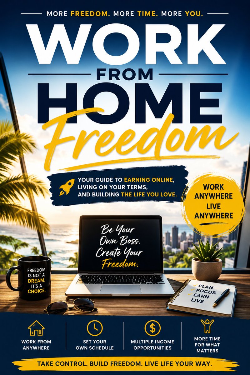 itsnameey's tweet photo. Create More Time, More Income, and More Freedom on Your Terms 👌

Are you tired of long commutes, rigid schedules, and feeling like your life revolves around work instead of your dreams? This one might help, check it now.

https://t.co/nGqNfp9pNU https://t.co/YyonavrGIn